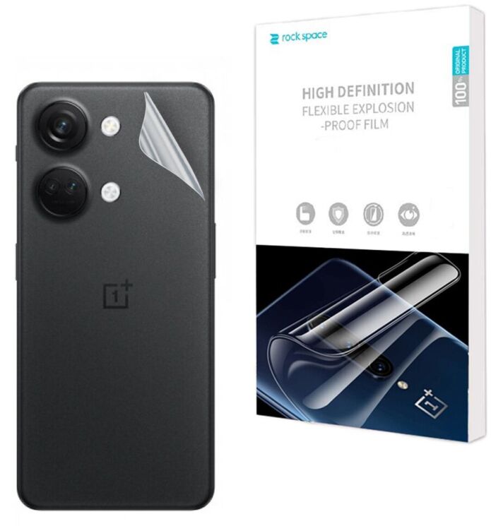 Захисна плівка на задню панель RockSpace Explosion-Proof SuperClear для OnePlus Nord 3 / Ace 2V: фото 1 з 9