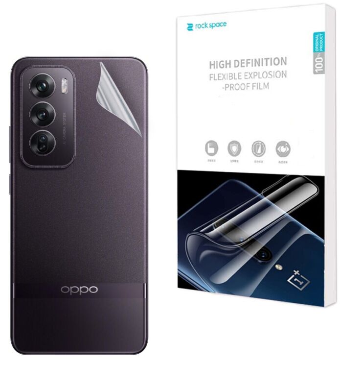 Захисна плівка на задню панель RockSpace Explosion-Proof SuperClear OPPO Reno 12 Pro: фото 1 з 9