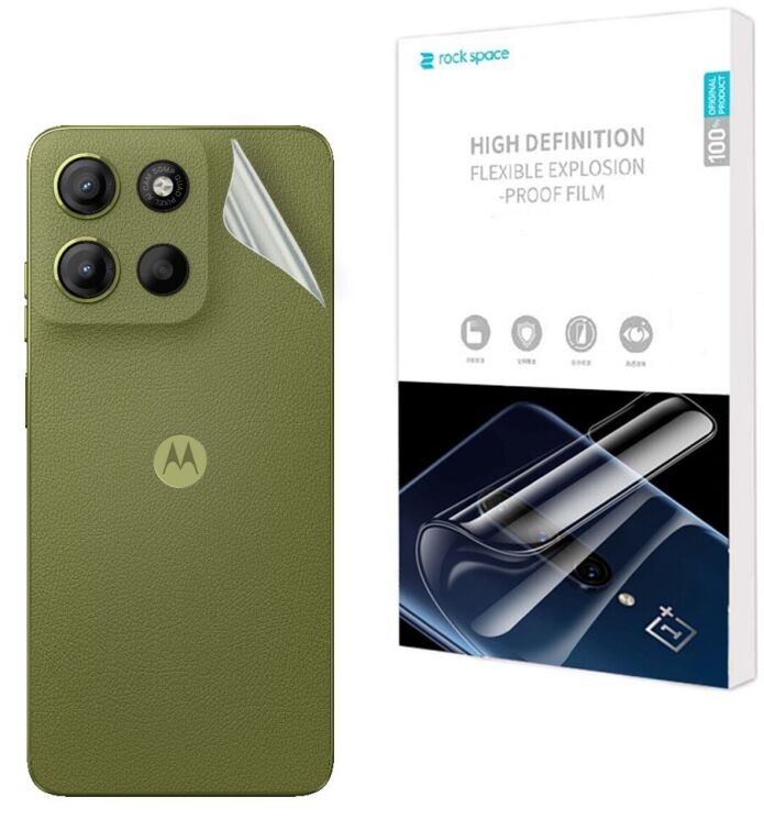 Захисна плівка на задню панель RockSpace SuperClear для Motorola Moto G15 Power: фото 1 з 9