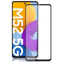 Захисне скло AMORUS Full Glue Tempered Glass для Samsung Galaxy M52 (M526) - Black: фото 1 з 7