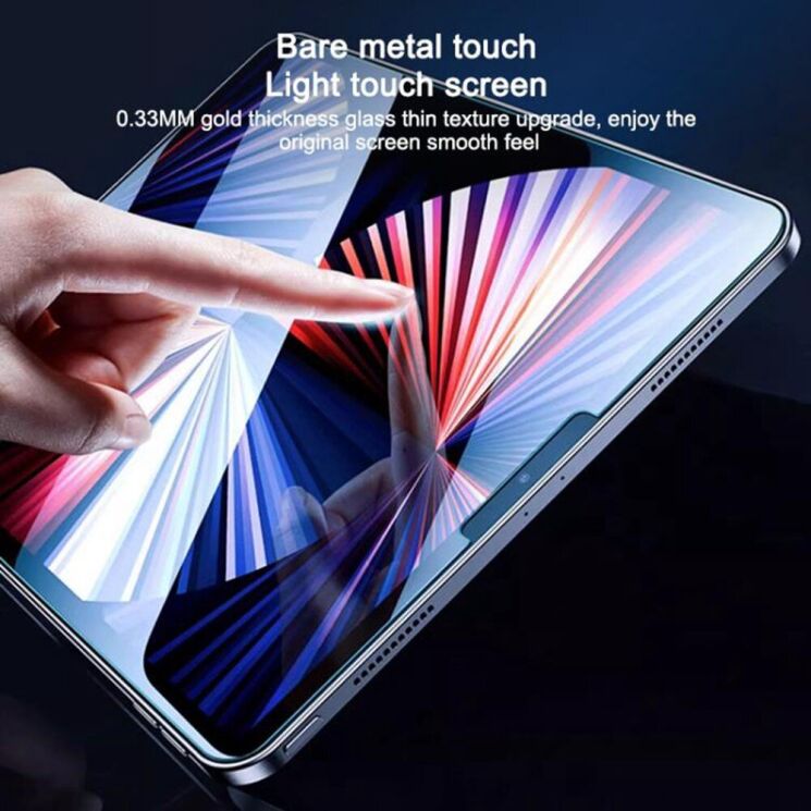Защитное стекло Deexe Crystal Easy Install Glass для Samsung Galaxy Tab S7 / S8 / S9 / S9 FE / S10 / S10 FE: фото 7 из 8