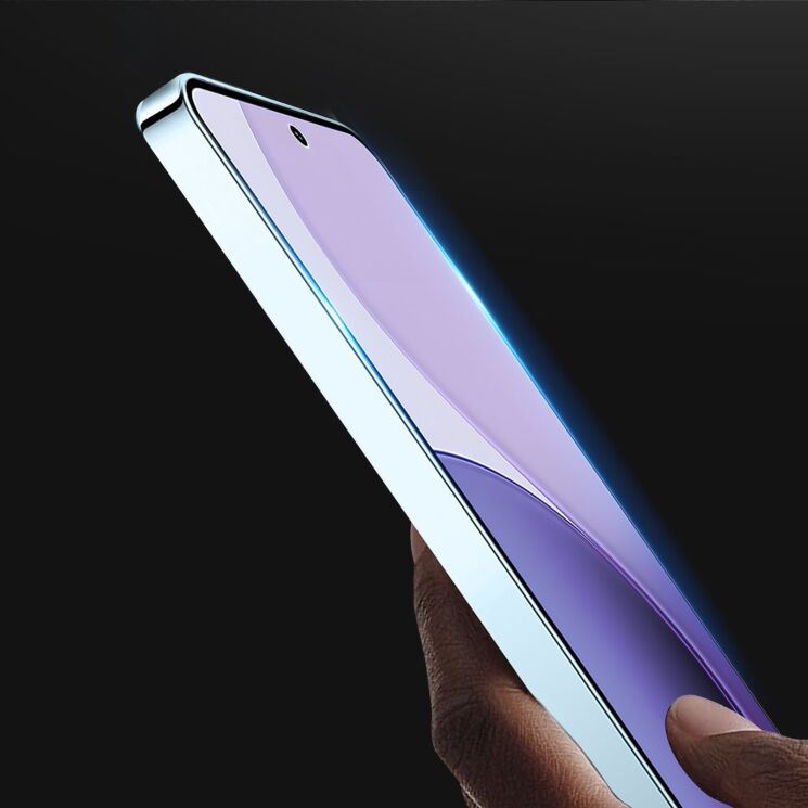 Захисне скло DUX DUCIS Full Glue для OPPO Reno 14 FS 5G - Black: фото 3 з 7