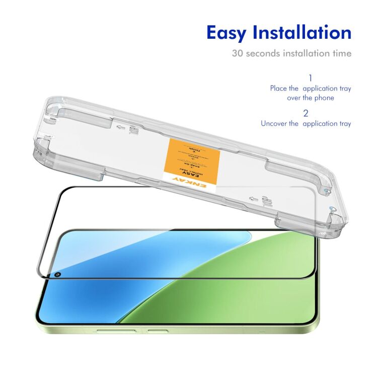 Захисне скло ENKAY Easy Install Full Glue для Xiaomi Poco F9 Pro - Black: фото 2 з 7