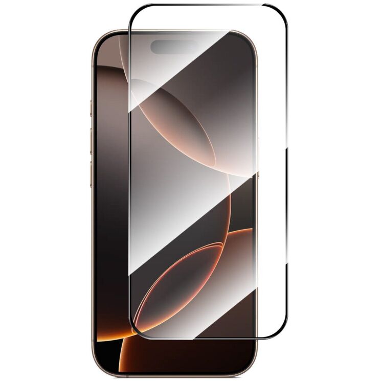 Защитное стекло HAT PRINCE Full Glue Cover для Apple iPhone 17 Pro Max - Black: фото 1 из 8
