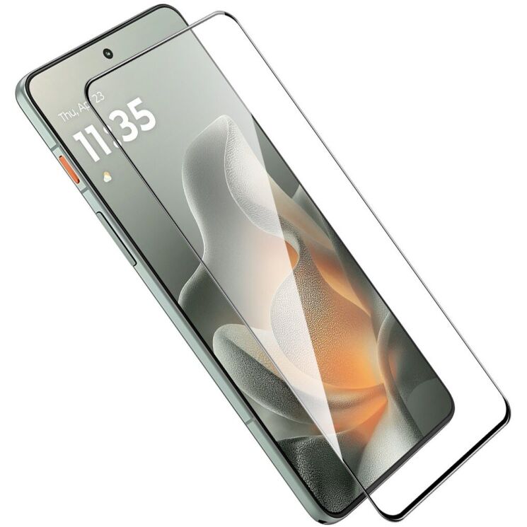 Захисне скло HAT PRINCE Full Glue Cover для Motorola Moto G17 Power - Black: фото 1 з 5