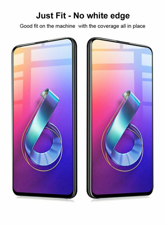 Защитное стекло IMAK 5D Pro+ Full Glue для ASUS Zenfone 6 ZS630KL - Black: фото 8 из 14