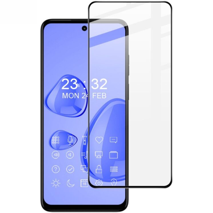 Защитное стекло IMAK 5D Pro+ Full Glue для Motorola Moto G32 - Black: фото 1 из 13