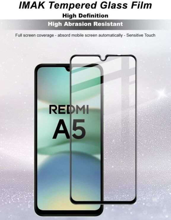 Защитное стекло IMAK 5D Pro+ Full Glue для Xiaomi Redmi A5 - Black: фото 6 из 10