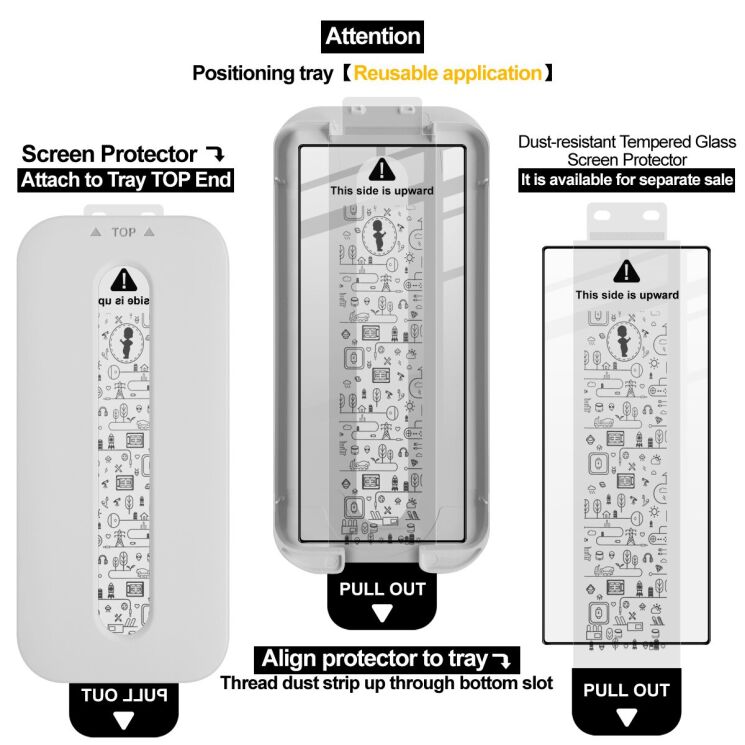 Захисне скло IMAK Easy Install Full Glue для Samsung Galaxy Fold 7 - Black: фото 8 з 9