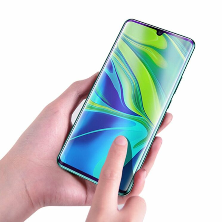Захисне скло MOCOLO 3D Curved UV Glass для Xiaomi Mi Note 10 Pro / Mi Note 10 / Mi CC9 Pro (с лампой UV): фото 2 з 5