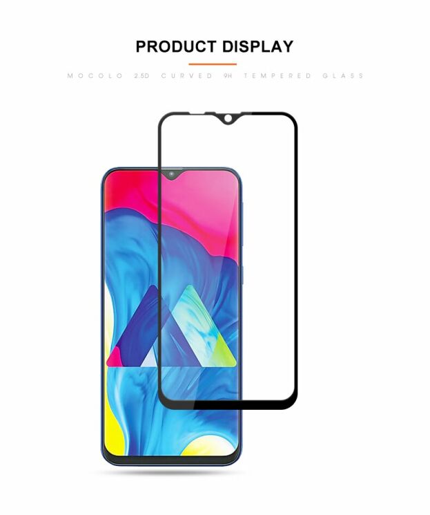 Захисне скло MOCOLO 3D Silk Print для Samsung Galaxy M10 (M105) - Black: фото 12 з 14