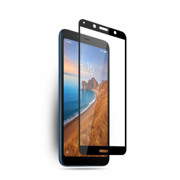 Защитное стекло MOCOLO Full Glue Cover для Xiaomi Redmi 7A - Black: фото 4 из 11