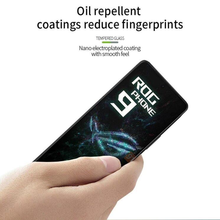 Защитное стекло MOFI Full Glue Protect для ASUS ROG Phone 9 / 9 Pro - Black: фото 10 из 14