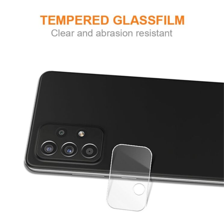 Защитное стекло на камеру AMORUS Lens Protector для Samsung Galaxy A73 (A736): фото 4 из 7