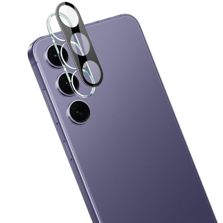 Защитное стекло на камеру IMAK Black Glass Lens для Samsung Galaxy S25 Plus (S936) - Black: фото 1 из 7