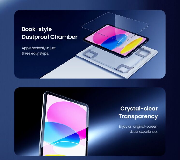 Защитное стекло NILLKIN Amazing H+ Pro (FT) для iPad 10.9 (2022) / iPad 11 (2025) (306481) Защитное стекло NILLKIN Amazing H+ Pro (FT) для iPad 10.9 (2022) / iPad 11 (2025): фото 7 из 22