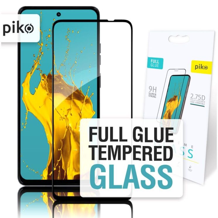 Защитное стекло Piko Full Glue для Motorola Moto G57 Power - Black: фото 1 из 5