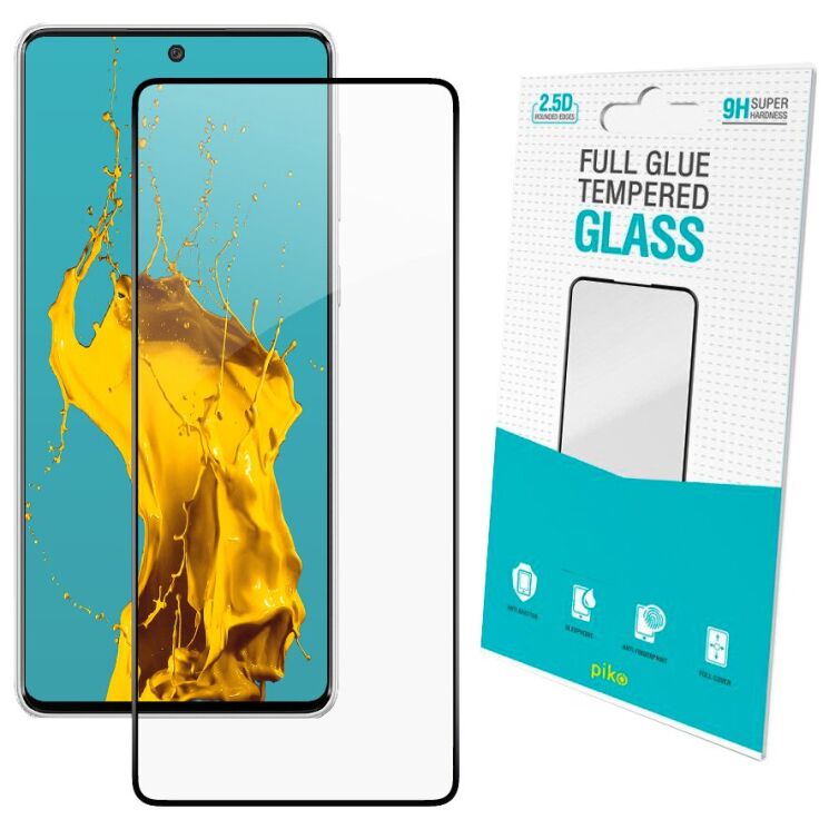 Защитное стекло Piko Full Glue для Samsung Galaxy A73 (A736) - Black: фото 1 из 5