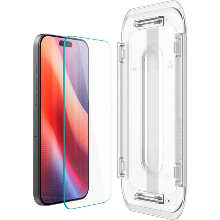 Защитное стекло Spigen (SGP) Glas.tR EZ Fit для Apple iPhone 16 Pro: фото 3 из 12