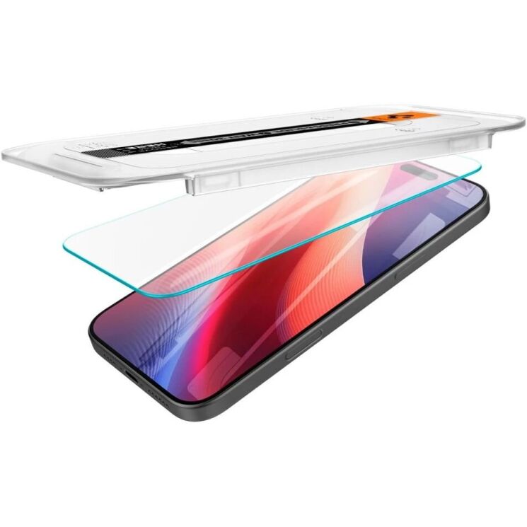 Защитное стекло Spigen (SGP) Glas.tR EZ Fit для Apple iPhone 16 Pro: фото 5 из 12