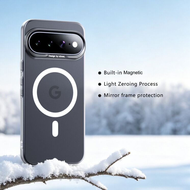 Защитный чехол ABEEL Aero Mag для Google Pixel 11 Pro XL - Black: фото 2 из 6