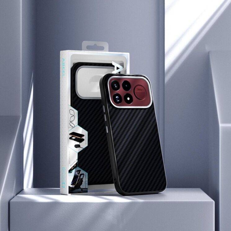 Захисний чохол ABEEL Carbon Fiber Case (FP) для Xiaomi Poco F9 Ultra - Black: фото 9 з 9