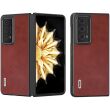 Защитный чехол ABEEL Leather Case для Honor Magic V2 - Red (349304R)