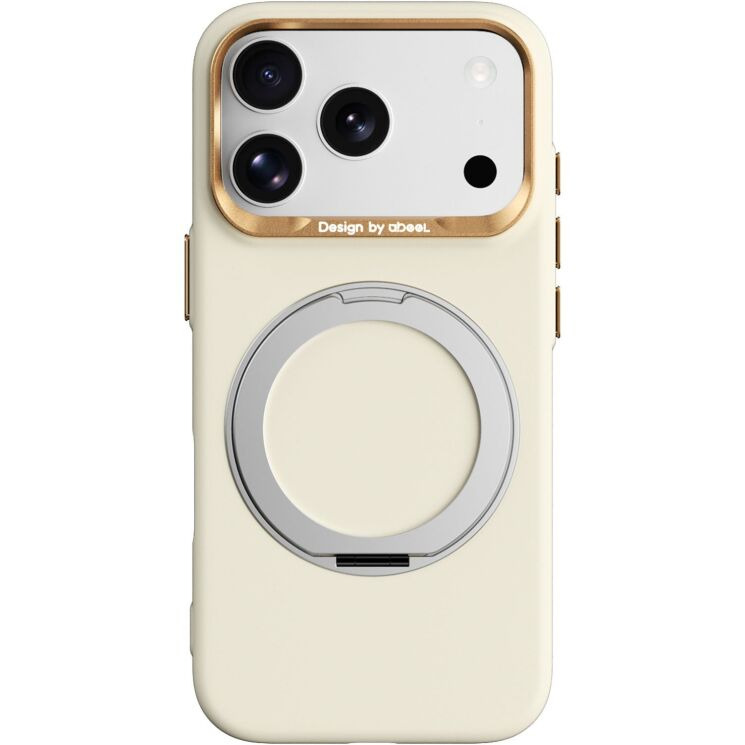 Захисний чохол ABEEL Silk Ring Magnetic для iPhone 18 Pro Max / 17 Pro Max - Yellow: фото 1 з 7