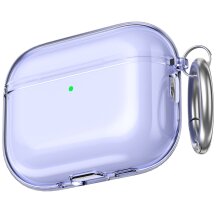 Защитный чехол AHASTYLE Crystal Case для AirPods Pro 3 - Transparent Purple: фото 1 из 6