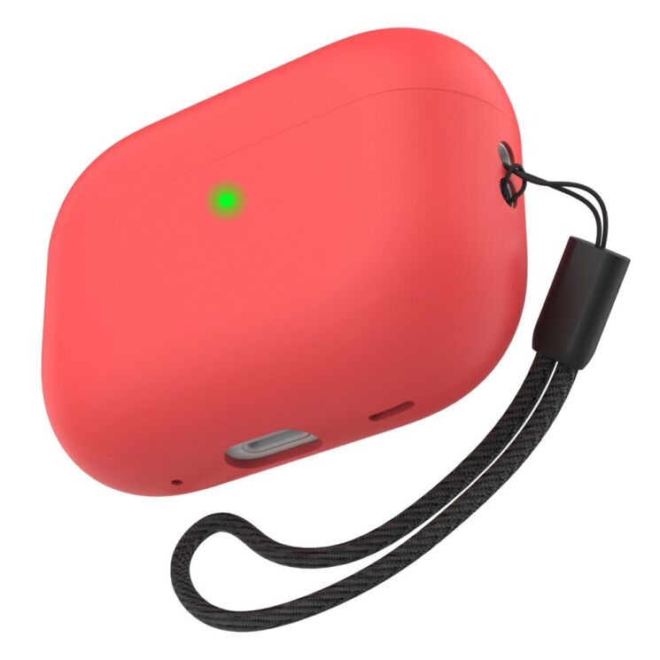 Защитный чехол AHASTYLE Silicone Case для Apple AirPods Pro 2 - Red: фото 1 из 7