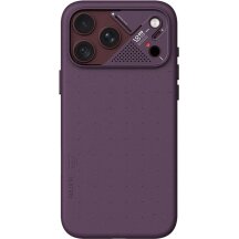 Захисний чохол AULUMU Particle Vegan Leather Case для iPhone 18 Pro Max / 17 Pro Max - Dark Cherry: фото 1 з 10