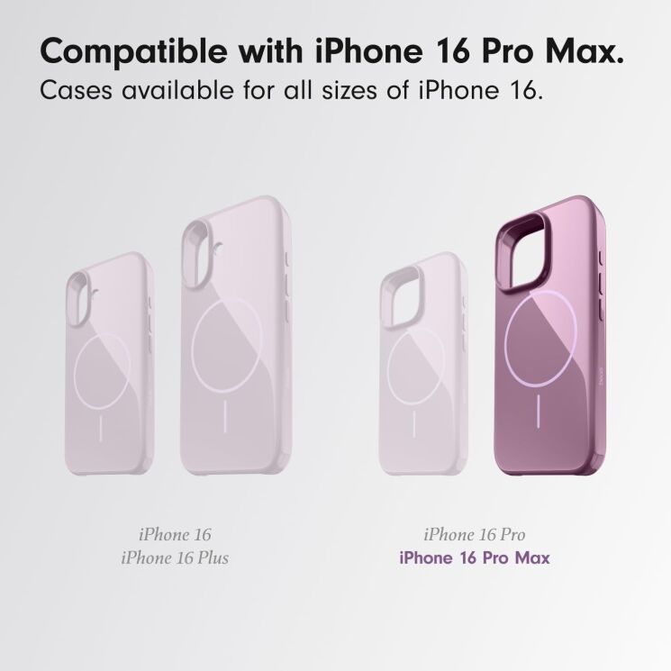 Защитный чехол Beats Case with MagSafe для iPhone 16 Pro Max (MCFU4) - Sunset / Purple (379959V) Защитный чехол Beats Case with MagSafe для iPhone 16 Pro Max (MCFU4) - Sunset / Purple: фото 5 из 9