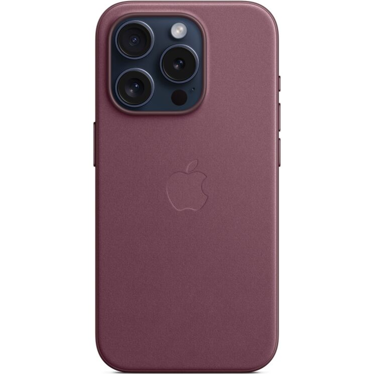 Захисний чохол Copiex FineWoven with MagSafe для Apple iPhone 15 Pro - Mulberry: фото 2 з 5