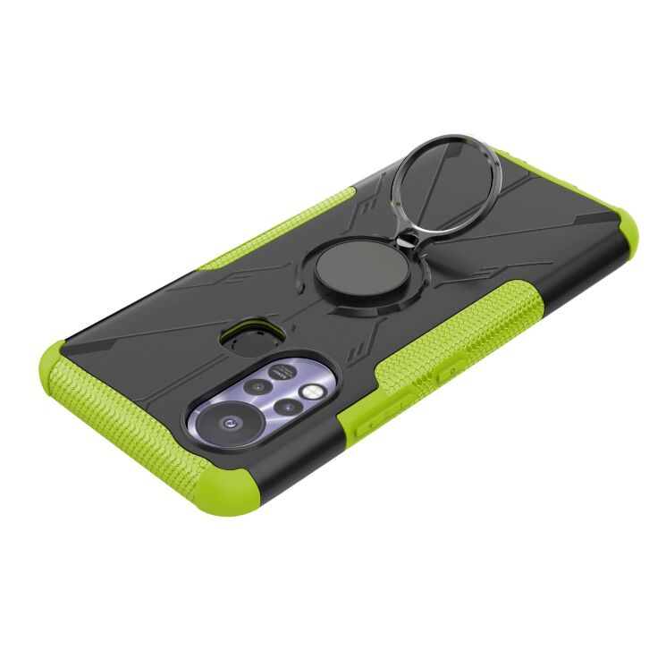Защитный чехол Deexe Armor Bear для Infinix Hot 11s (X6812) - Green: фото 5 из 7