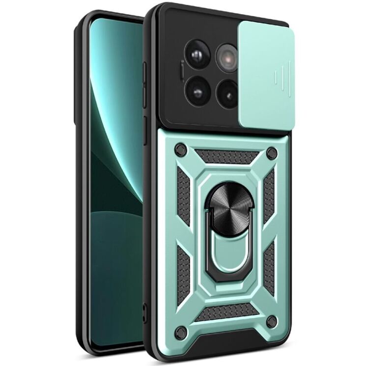 Защитный чехол Deexe Armor Shield для OnePlus 13R / Ace 5 / Ace 5 Pro - Green: фото 1 из 9