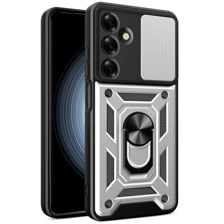 Защитный чехол Deexe Armor Shield для Samsung Galaxy M35 (M356) - Silver: фото 1 из 8