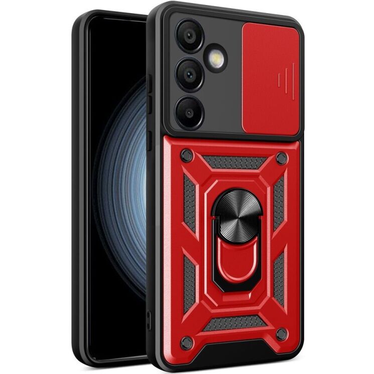 Защитный чехол Deexe Armor Shield для Samsung Galaxy S24 FE (S721) - Red: фото 1 из 9