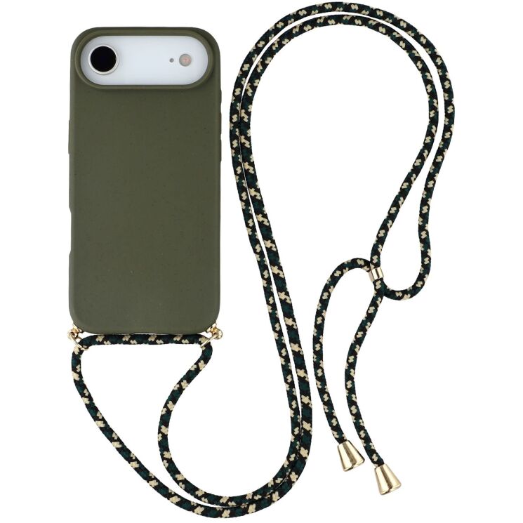 Защитный чехол Deexe Astra Case для Apple iPhone 17 Air - Army Green: фото 1 из 5
