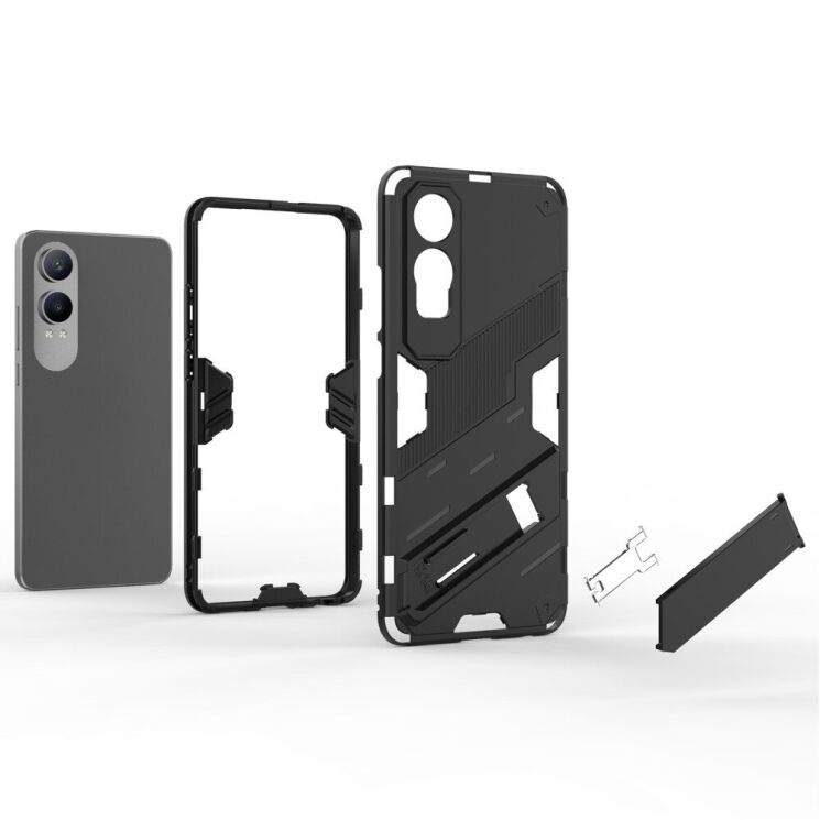 Защитный чехол Deexe Bibercas для OnePlus Nord CE 4 Lite - Black: фото 7 из 8
