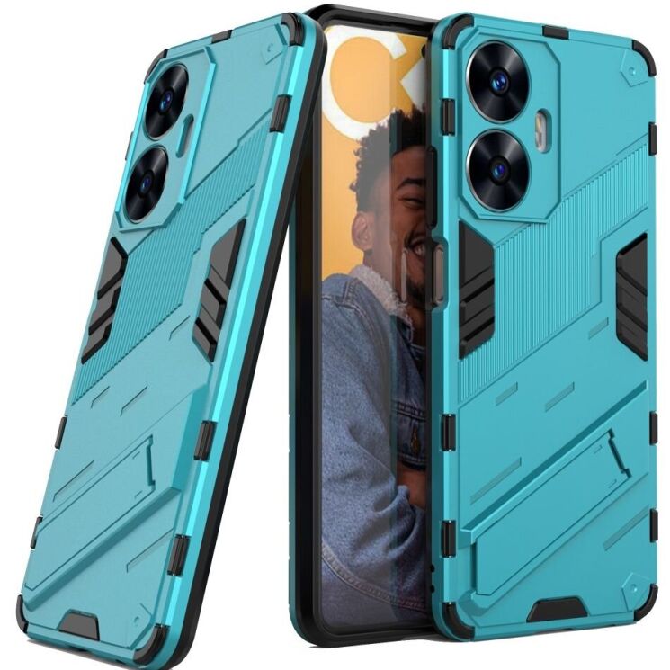 Защитный чехол Deexe Bibercas для Realme C55 - Baby Blue: фото 1 из 8