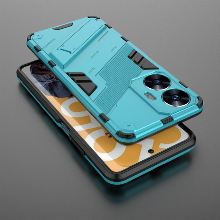 Защитный чехол Deexe Bibercas для Realme C55 - Baby Blue: фото 6 из 8