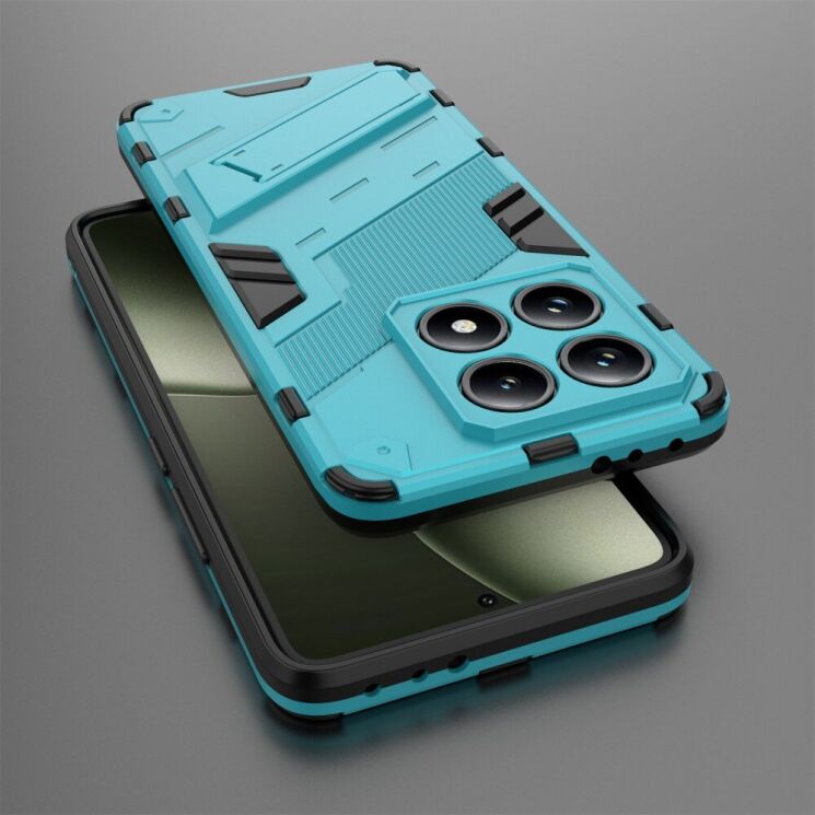 Захисний чохол Deexe Bibercas для Xiaomi 14T - Baby Blue: фото 4 з 6