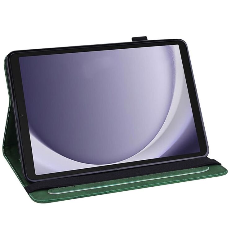Защитный чехол Deexe Butterfly для Samsung Galaxy Tab A9 (X110/115) - Green: фото 2 из 9