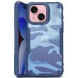 Защитный чехол Deexe Camo Case для Apple iPhone 15 - Blue (329564L)