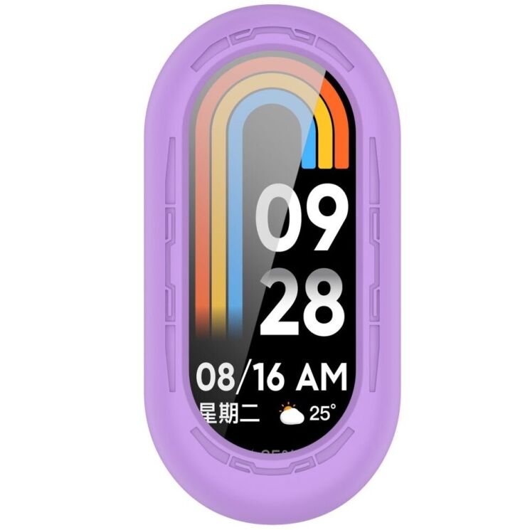 Защитный чехол Deexe Color Frame для Xiaomi Mi Smart Band 9 - Purple: фото 4 из 8