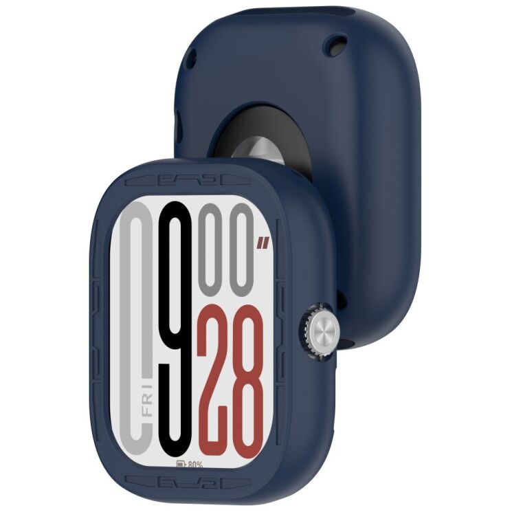 Защитный чехол Deexe Color Frame для Xiaomi Redmi Watch 5 - Midnight Blue: фото 3 из 8