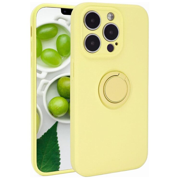 Защитный чехол Deexe Color Shell для Apple iPhone 15 Pro Max - Yellow: фото 1 из 9