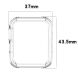 Захисний чохол Deexe Crystal Cover для Xiaomi Mi Watch Lite - Transparent (278305T). Фото 6 з 6