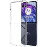 Захисний чохол Deexe Crystal Hybrid (FF) для Motorola Razr 50 Ultra - Transparent: фото 1 з 7