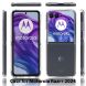 Защитный чехол Deexe Crystal Hybrid (FF) для Motorola Razr 50 Ultra - Transparent (358800T). Фото 7 из 7
